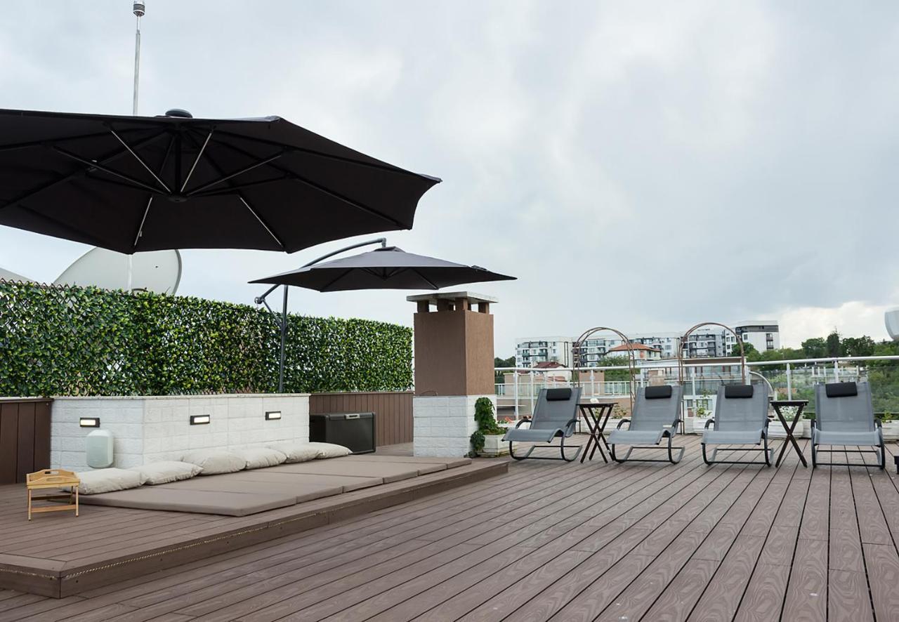 Under The Stars - Lux Penthouse With Pool And Terrace By Flat Mаnager Daire Aziz Konstantin ve Elena Dış mekan fotoğraf